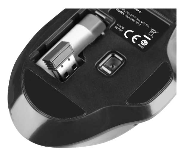Natec MYSZ BLACKBIRD 2 BEZPRZEWODOWA 1600DPI CZARNA - 1470202 - zdjęcie 5